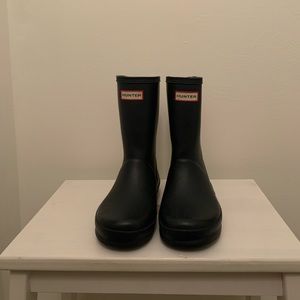 Kids Navy Hunter Boots